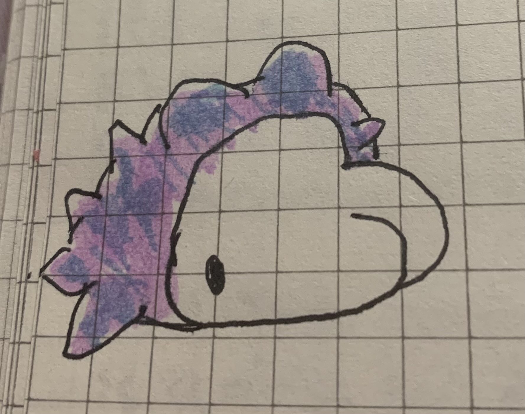 a drawing of a snom (pokemon) by mana