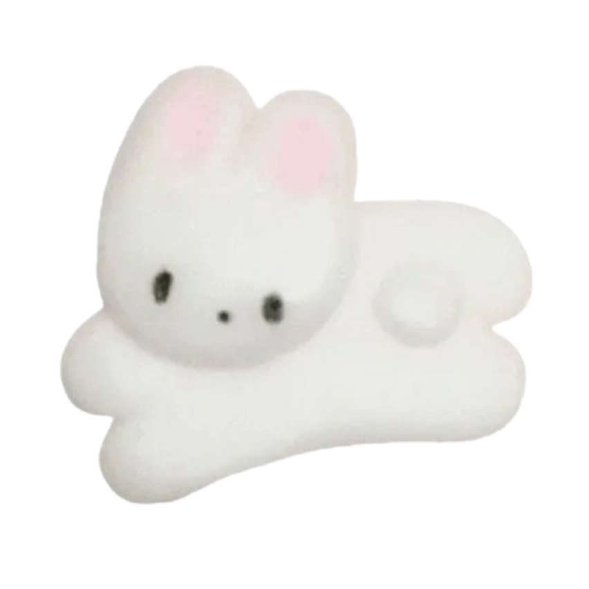 a cute bunny plushie