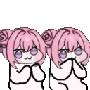 two doros clapping