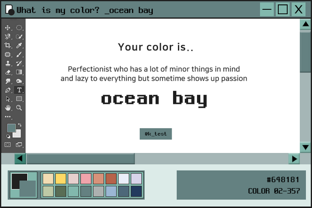 your color is…ocean bay